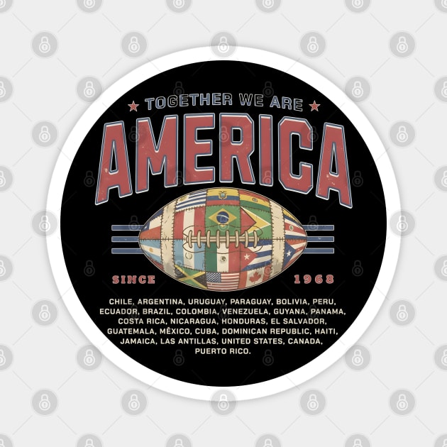 Together-We-are-America Magnet by dtr_art